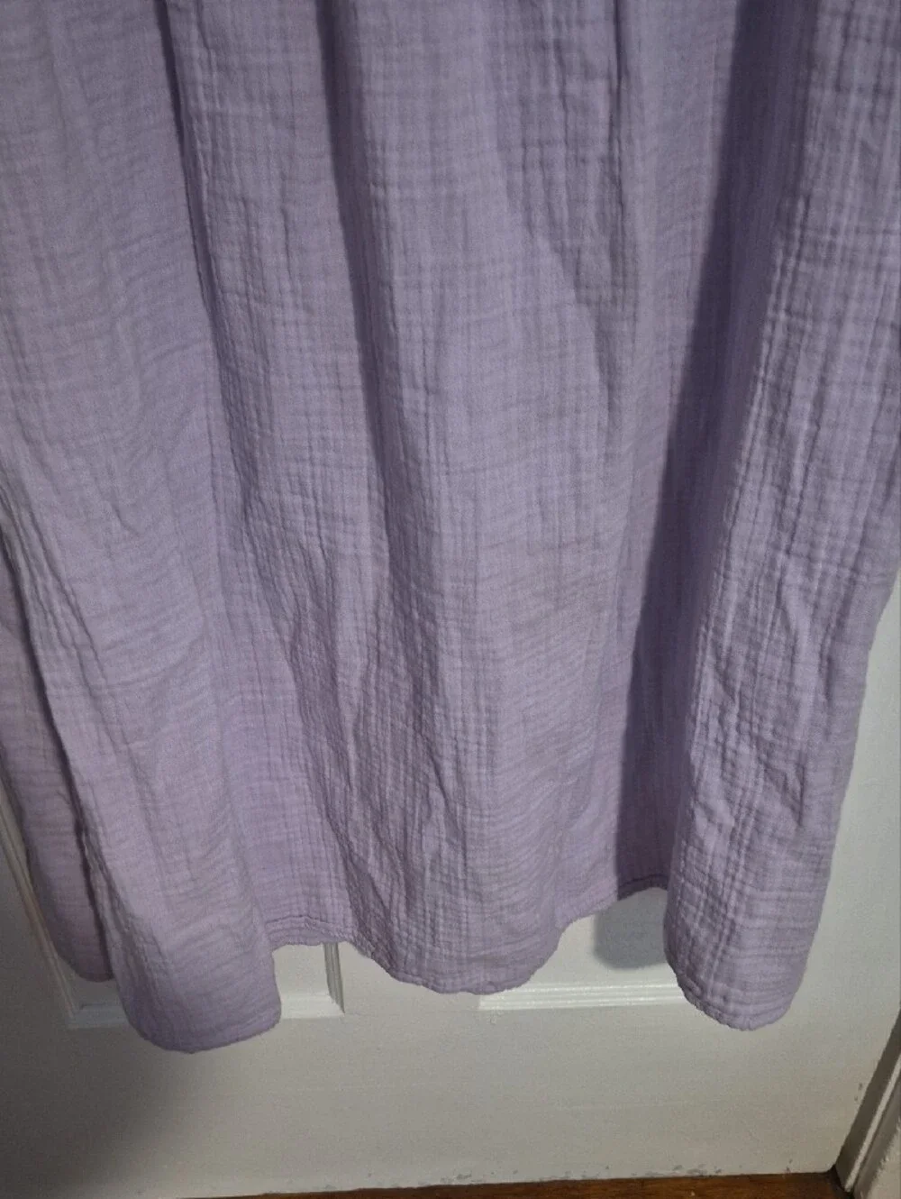 Old Navy Light Lavender Smocked Midi Strapless Dress
